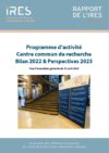 Programme d’activité Centre commun de recherche – Bilan 2022 & Perspectives 2023