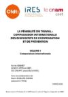 La pénibilité du travail : Comparaison internationale des dispositifs de compensation et de prévention